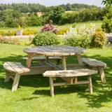 Maughold Round Picnic Table